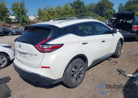 2015 Nissan Murano Sl z USA, uszkodzony, nr VIN 5N1AZ2MHXFN204320